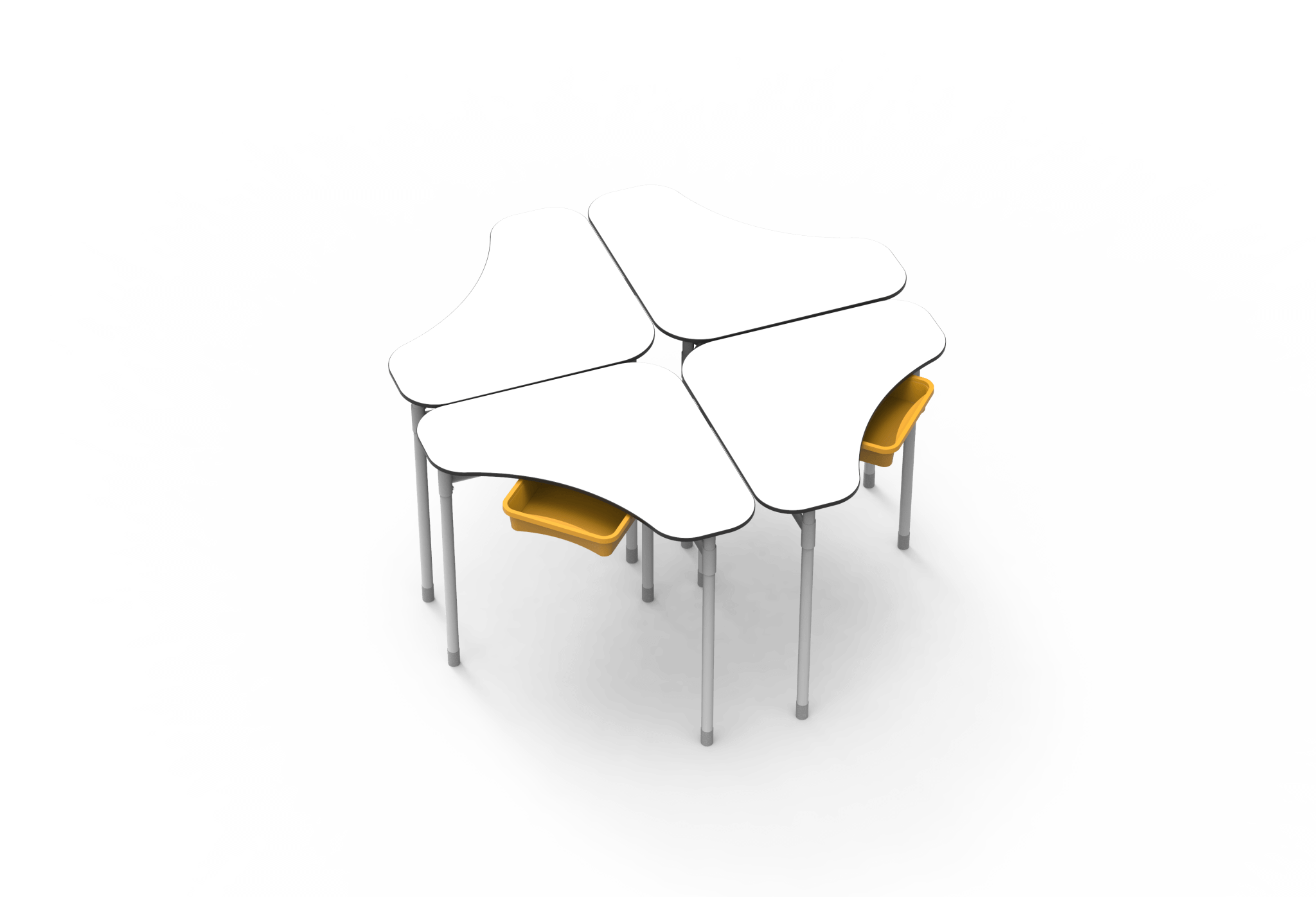 A linha de mesas DESK 21 combina versatilidade, leveza e extrema qualidade.