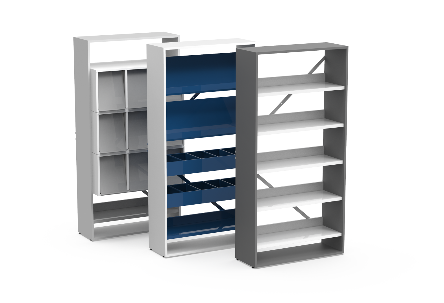 A estante RETA é ideal para bibliotecas escolares.