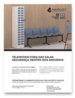 Capa catálogo armários para telemóveis.
