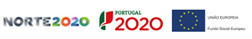 Logótipo financiamento Norte 2020.